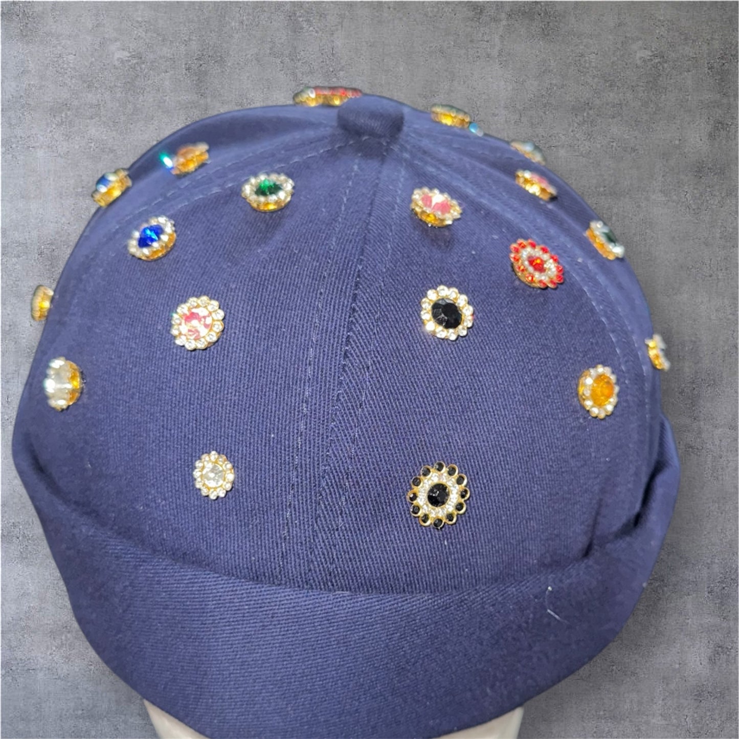 Rhinestones brimless hats