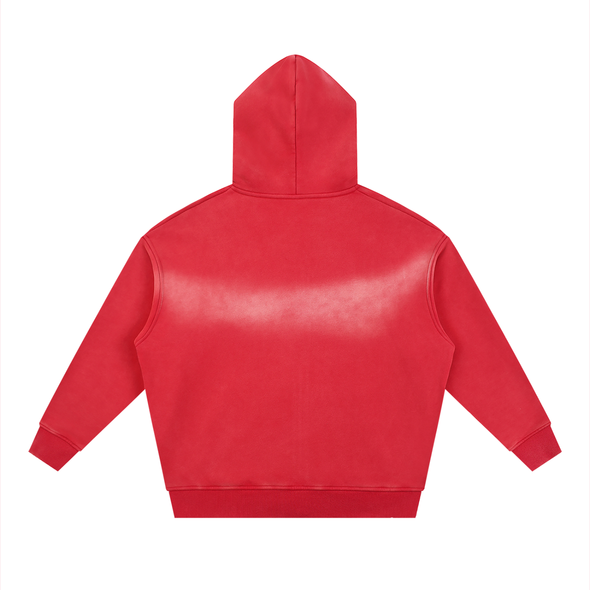 Misunderstood Two-way Zipper Boxy Fleece Hoodie
