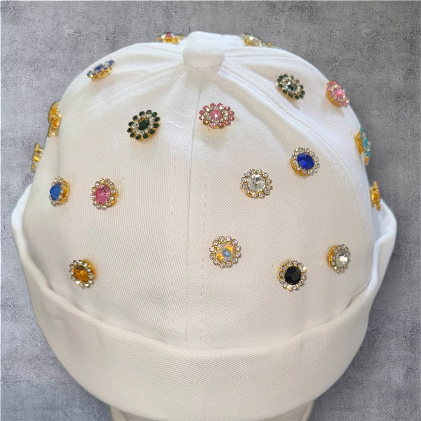 Rhinestones brimless hats
