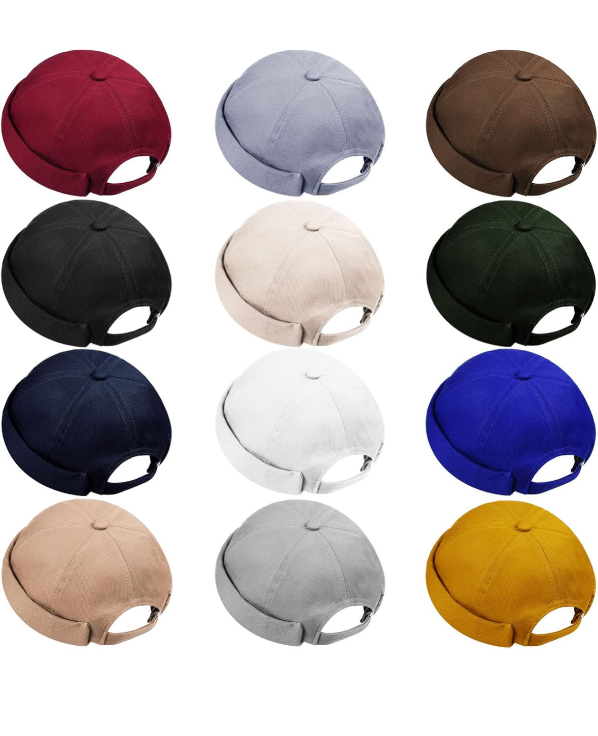 Rhinestones brimless hats