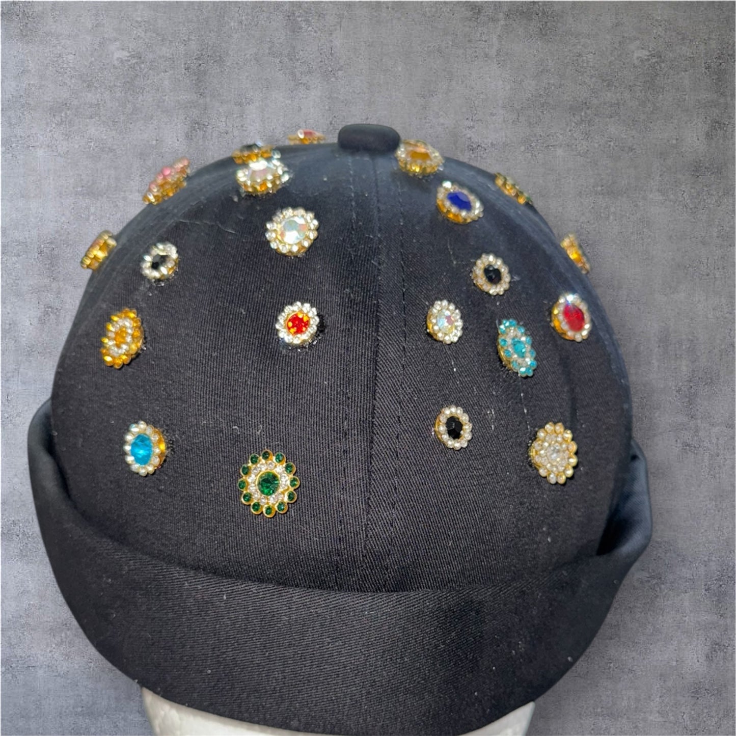 Rhinestones brimless hats