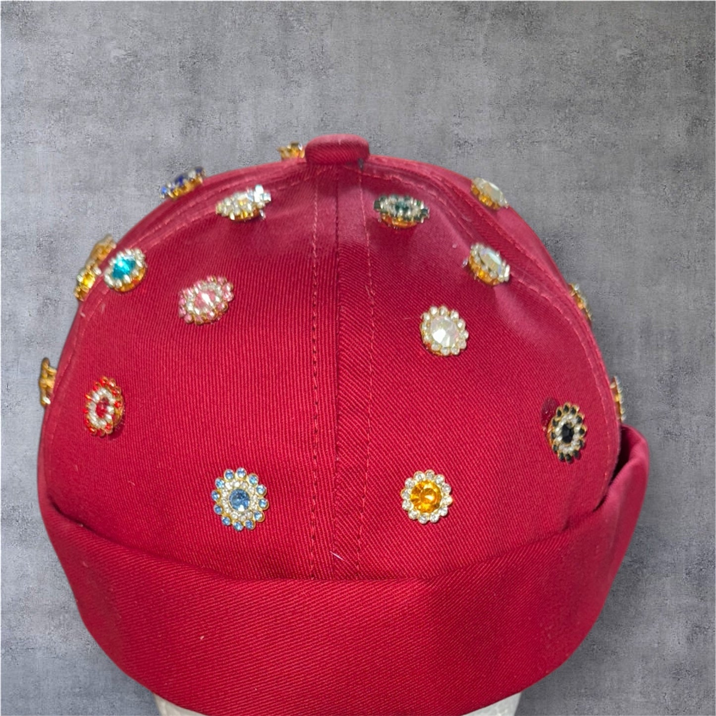 Rhinestones brimless hats