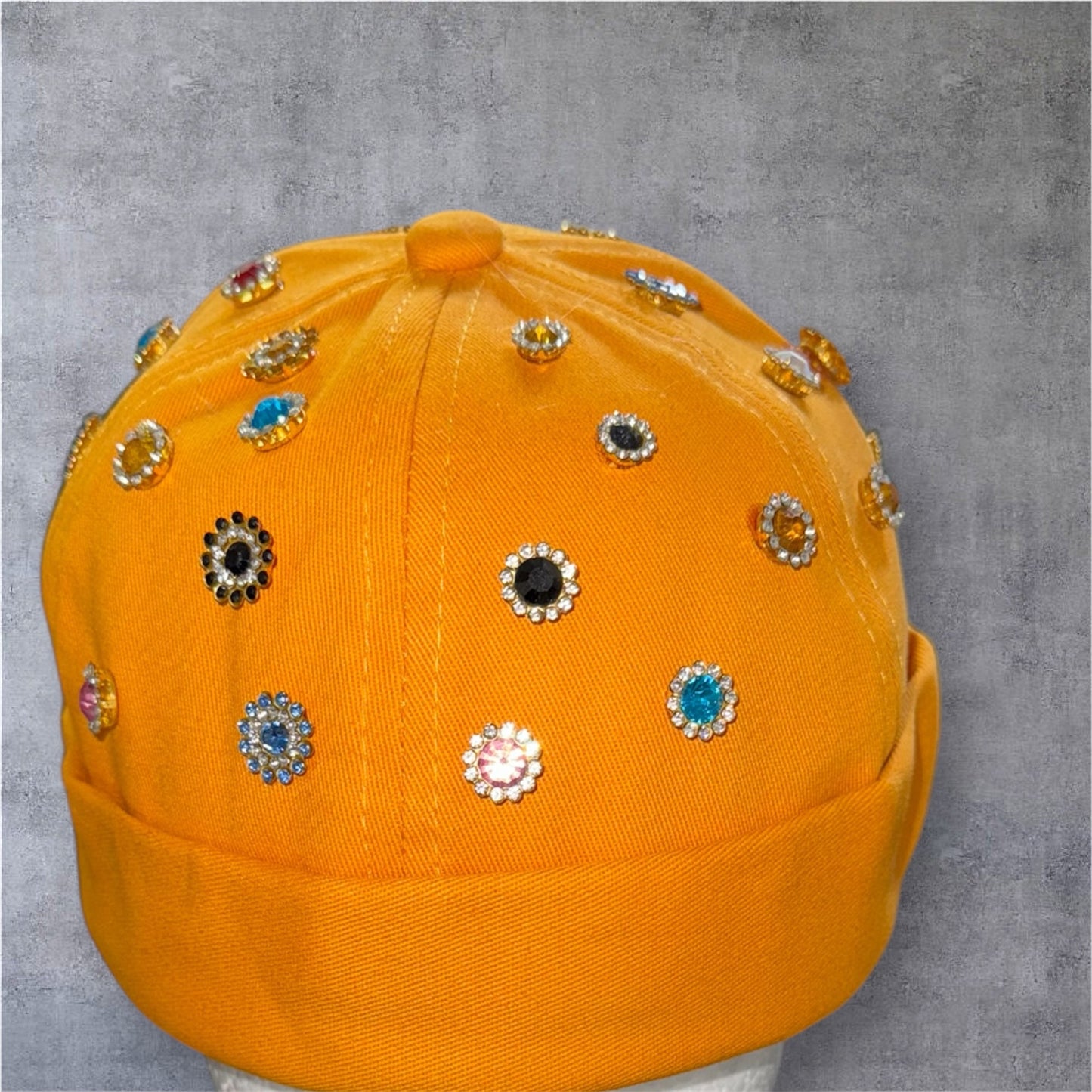 Rhinestones brimless hats