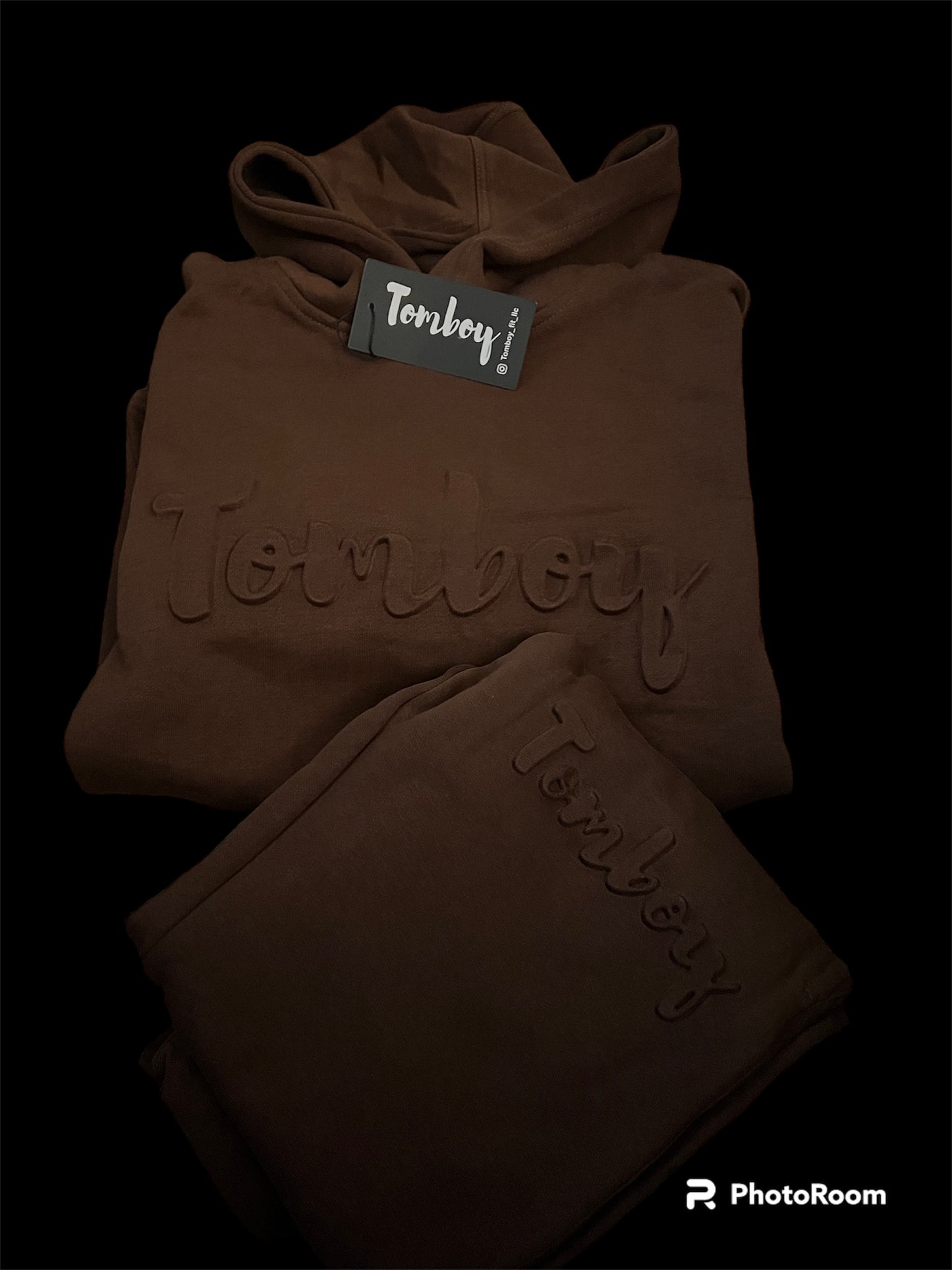 Jogger Set with Embossed Signature Logo