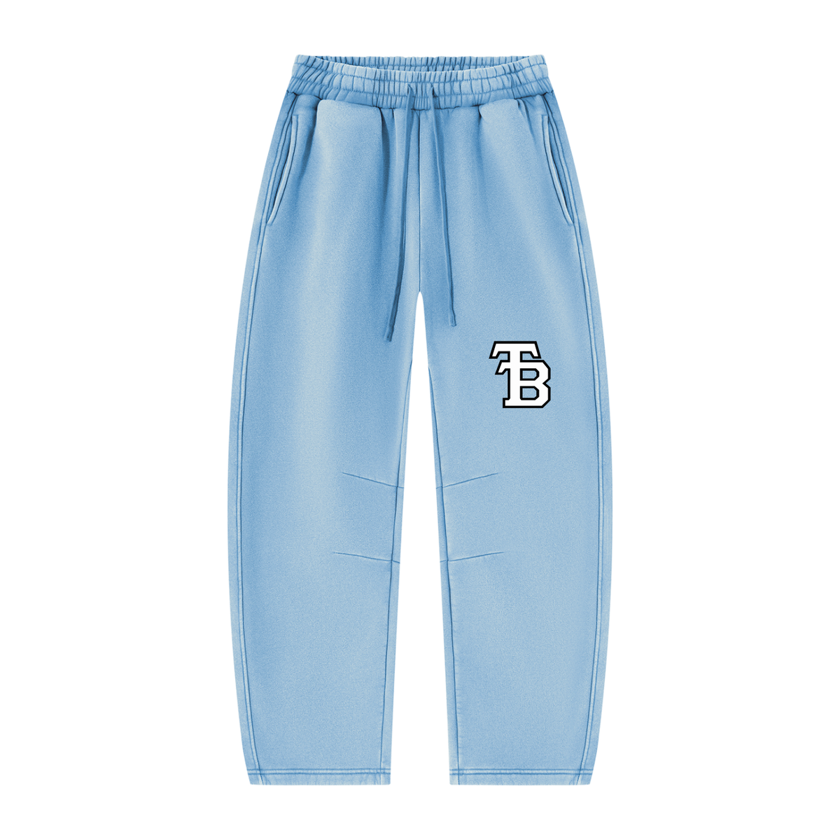Unisex Vintage Wash Barrel Leg Fleece Sweatpants