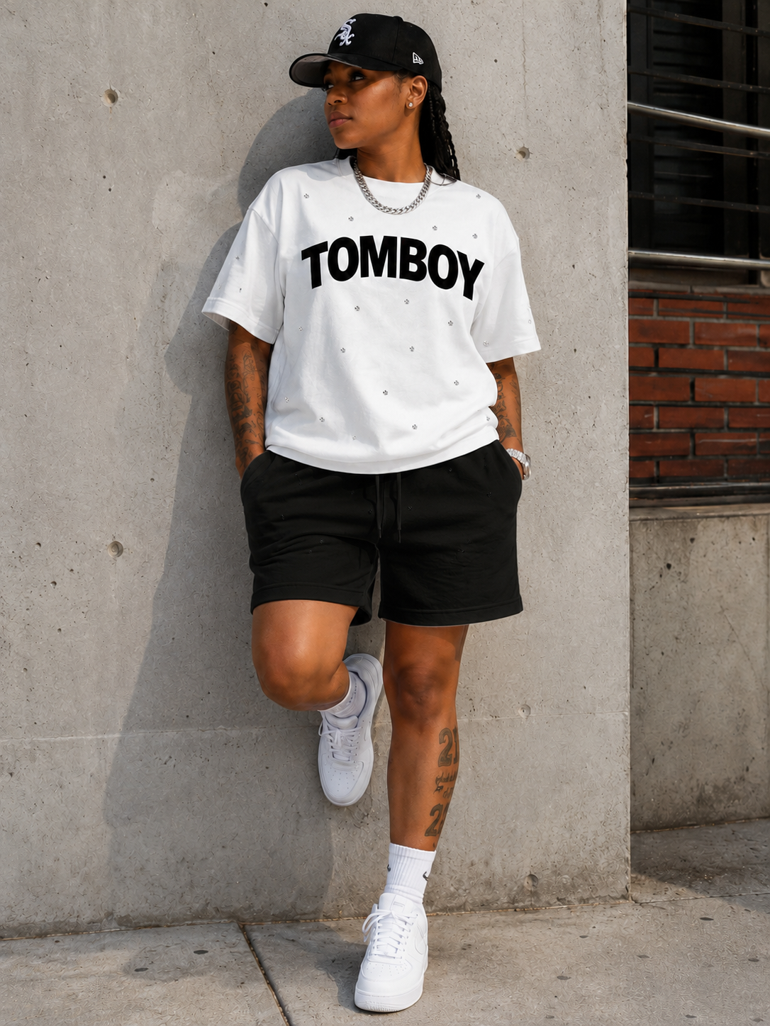 Rhinestone Tomboy Shirt