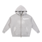 Misunderstood Two-way Zipper Boxy Fleece Hoodie