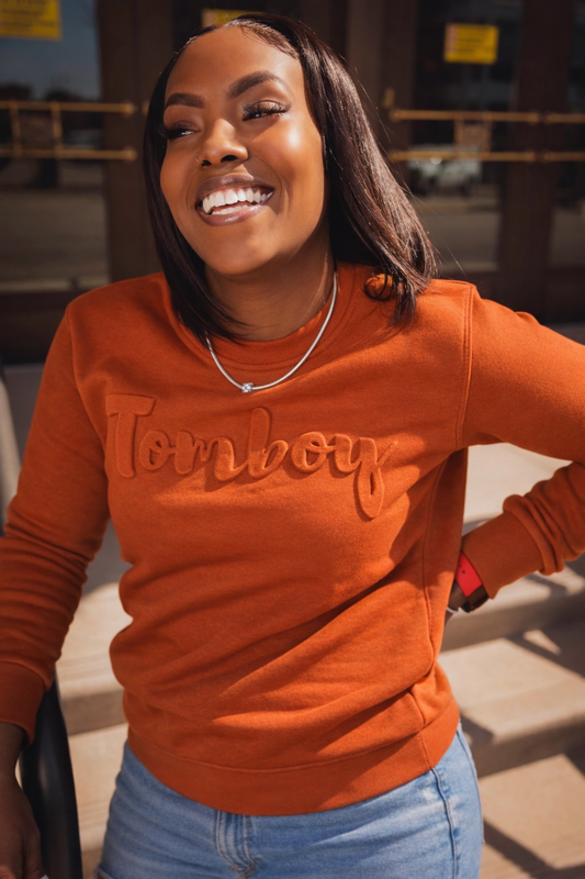 Logo- Embossed Sweater