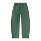 Unisex Vintage Wash Barrel Leg Fleece Sweatpants