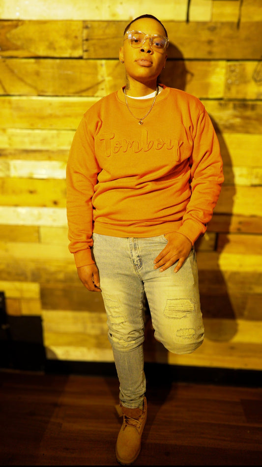 Logo- Embossed Sweater