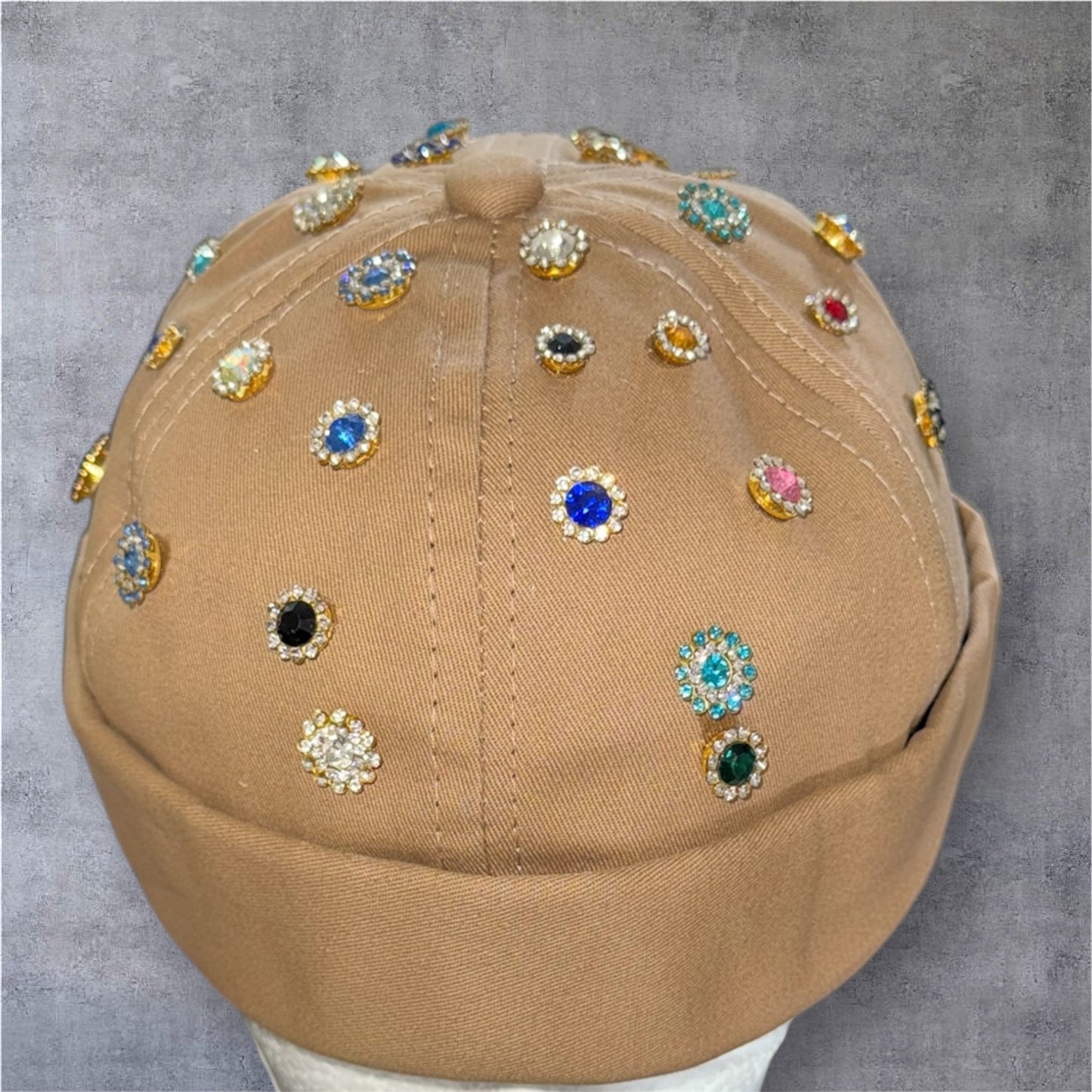 Rhinestones brimless hats