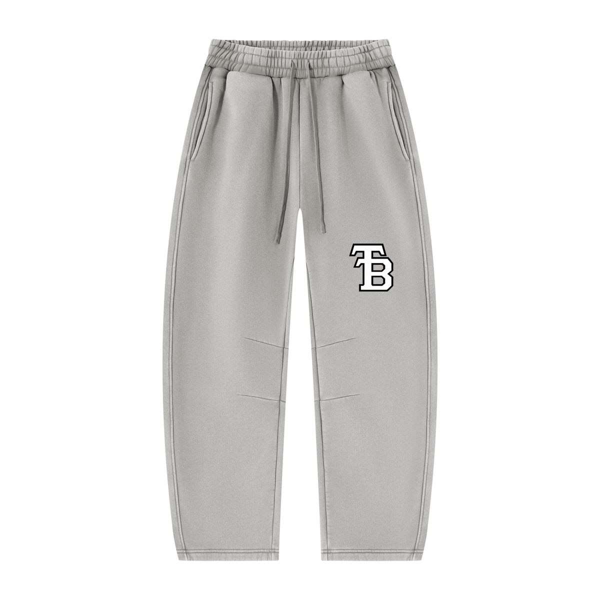 Unisex Vintage Wash Barrel Leg Fleece Sweatpants