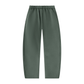 Unisex Vintage Wash Barrel Leg Fleece Sweatpants