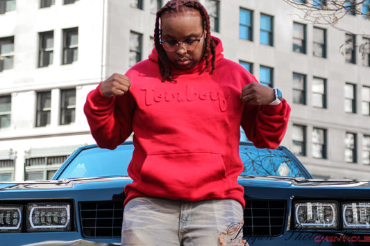 Embossed Logo Hoodie