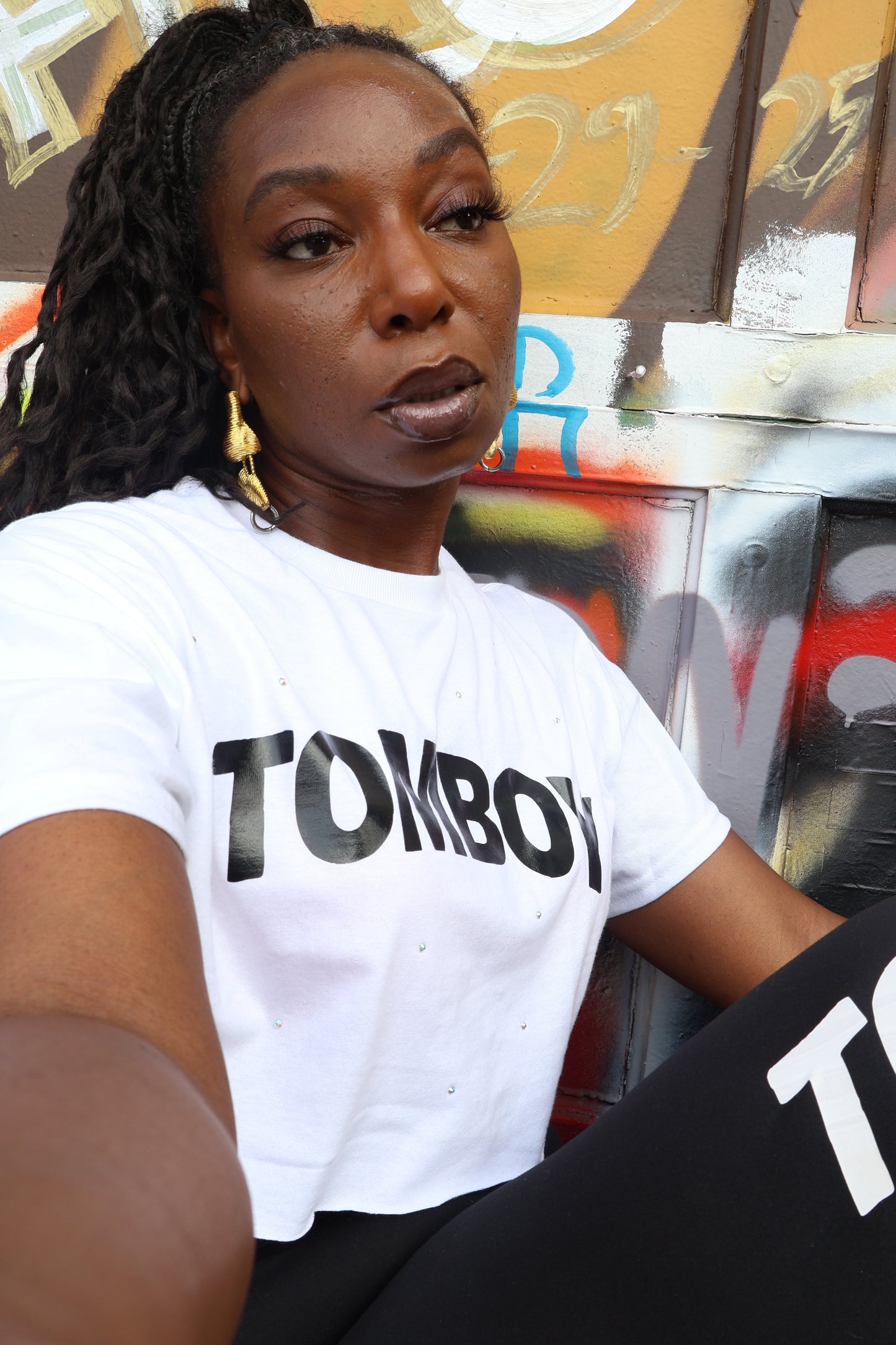 Rhinestone Tomboy Shirt
