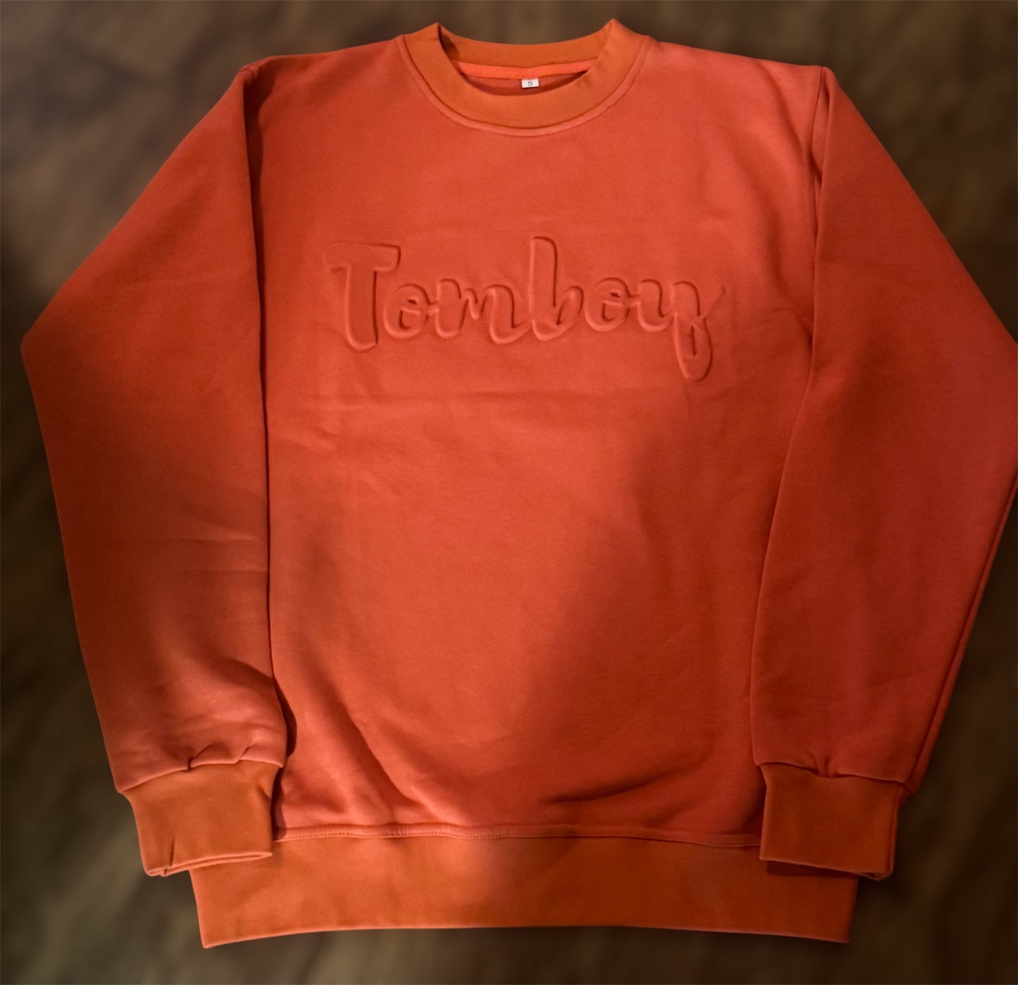 Logo- Embossed Sweater