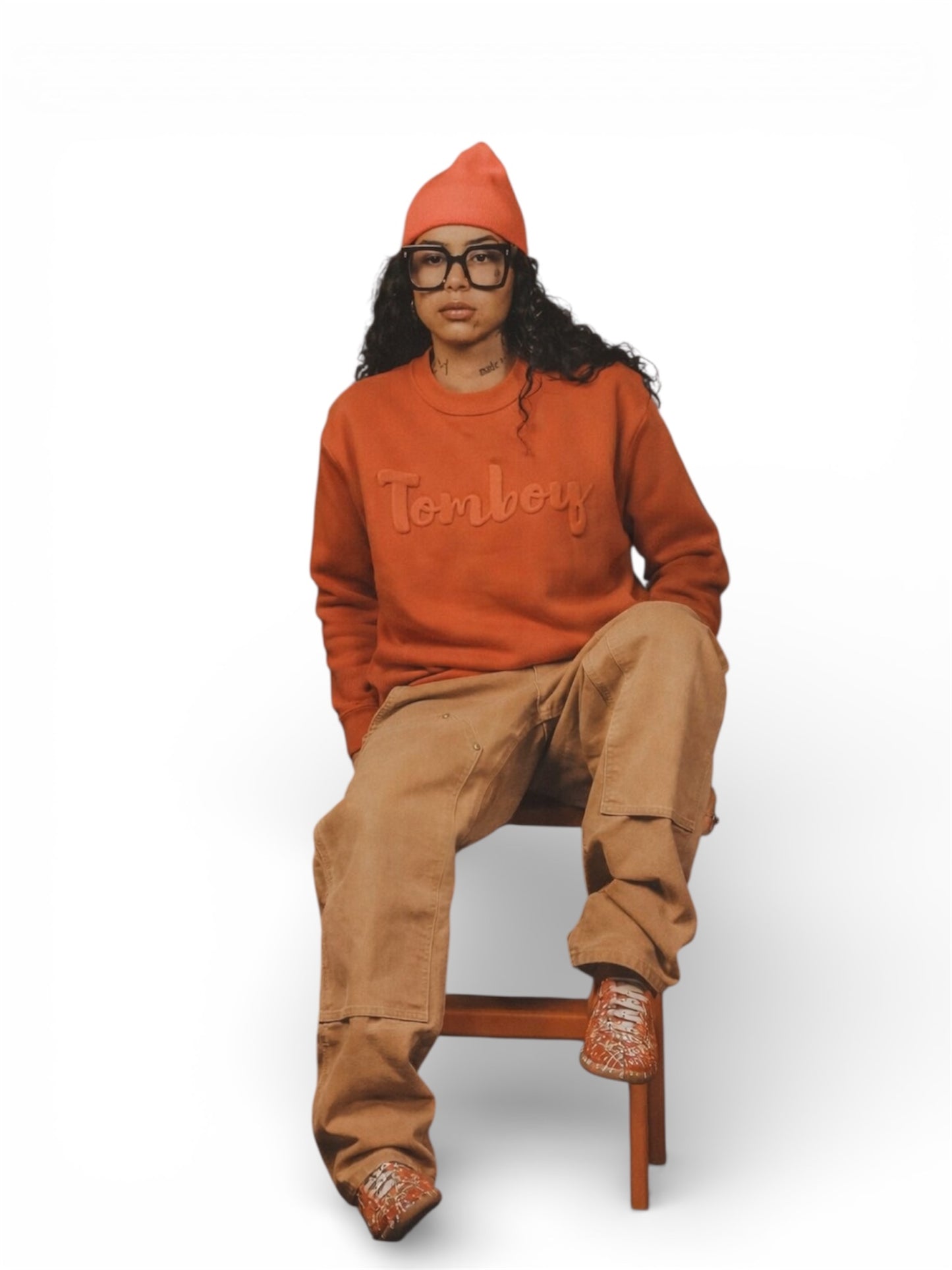 Logo- Embossed Sweater
