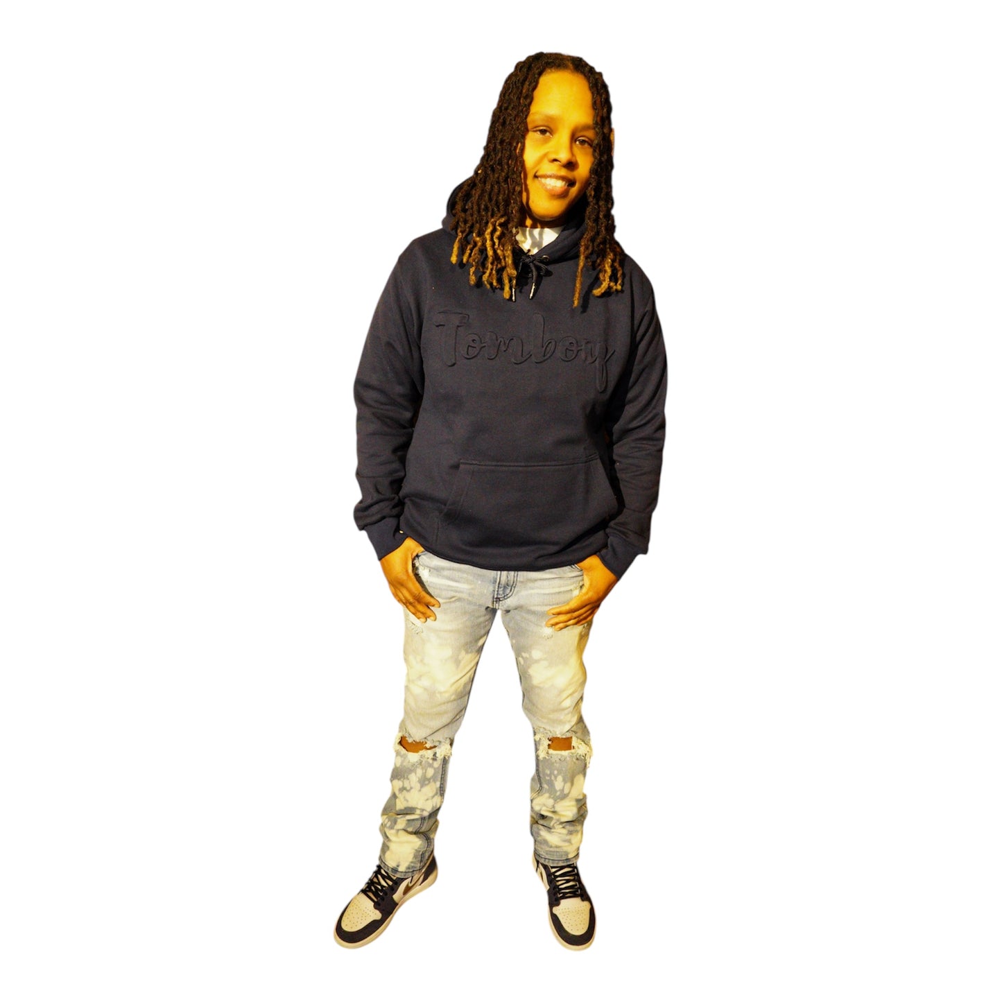 Embossed Logo Hoodie