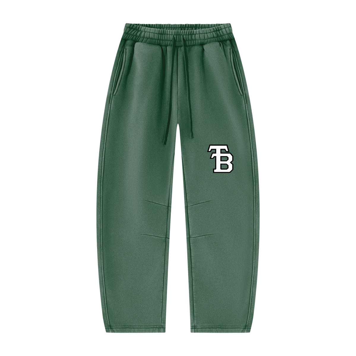 Unisex Vintage Wash Barrel Leg Fleece Sweatpants