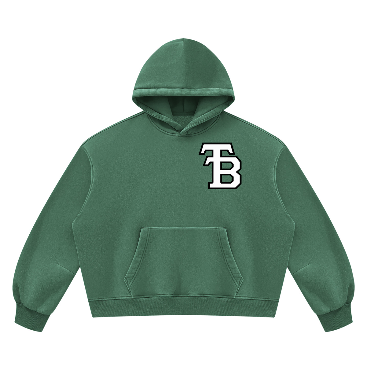 Unisex Vintage Wash Boxy Fleece Hoodie