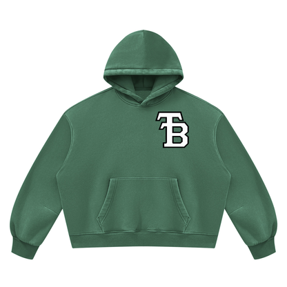 Unisex Vintage Wash Boxy Fleece Hoodie
