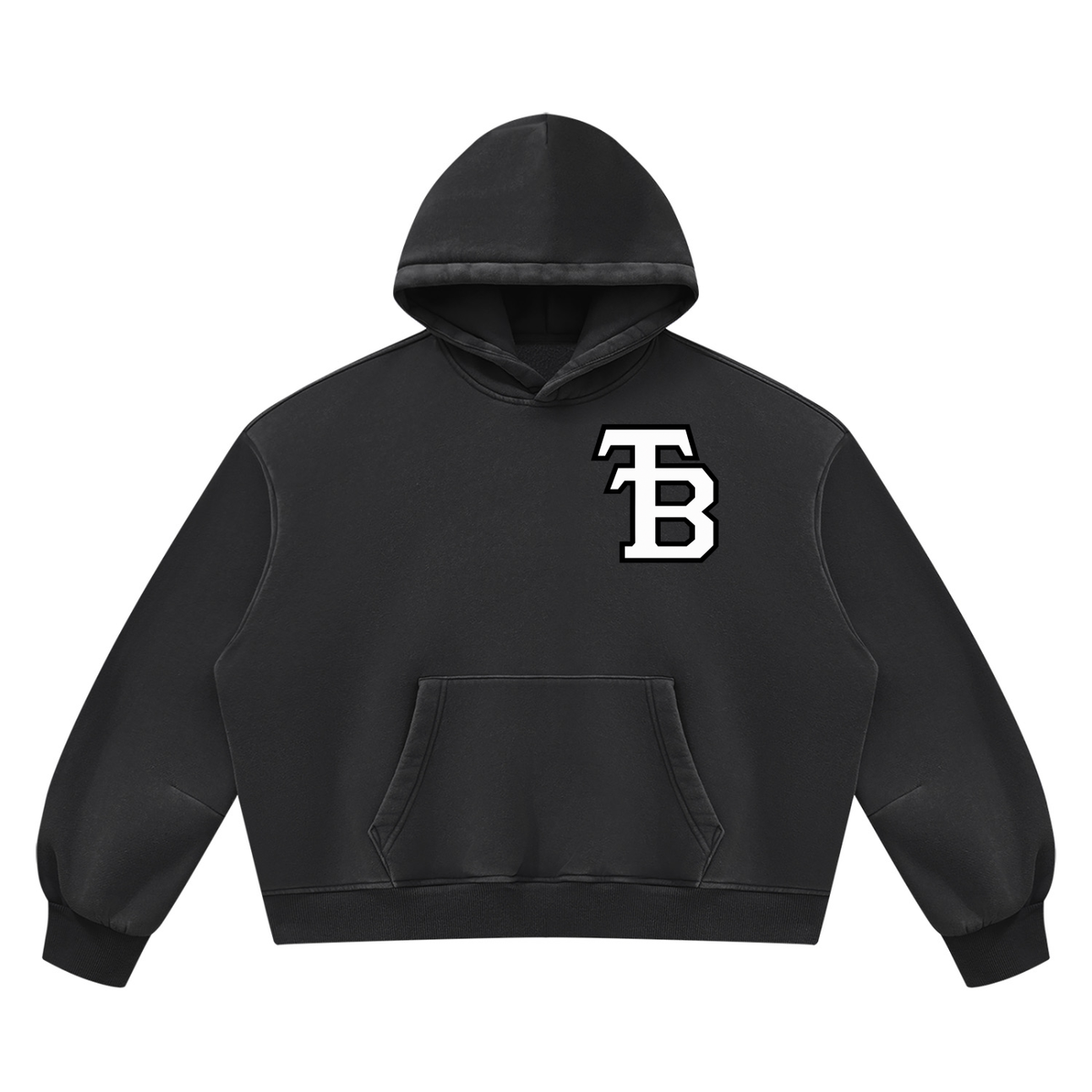 Unisex Vintage Wash Boxy Fleece Hoodie