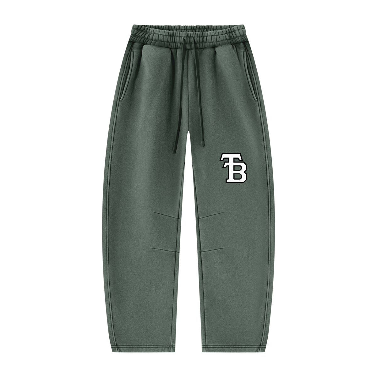 Unisex Vintage Wash Barrel Leg Fleece Sweatpants