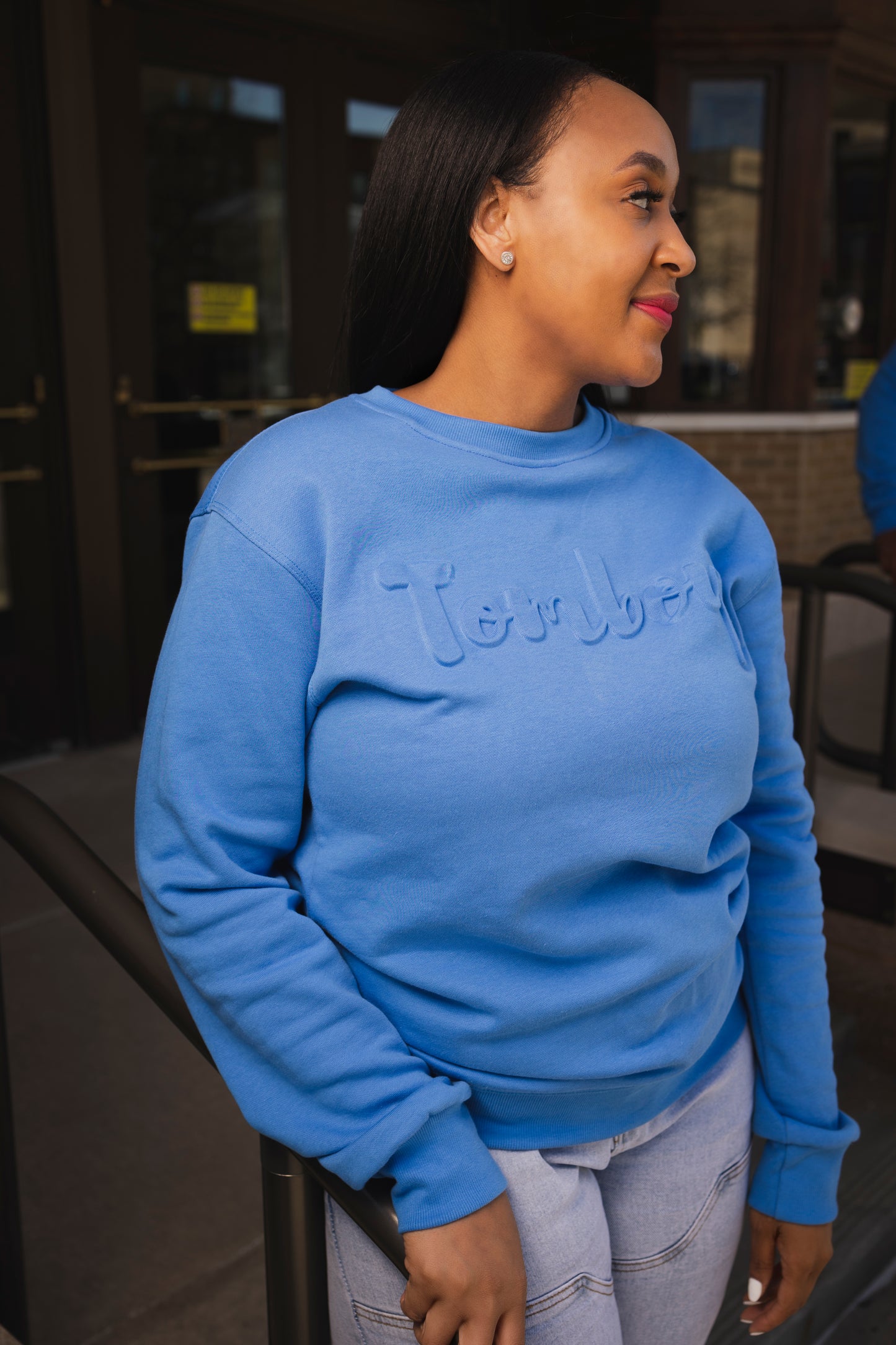 Logo- Embossed Sweater